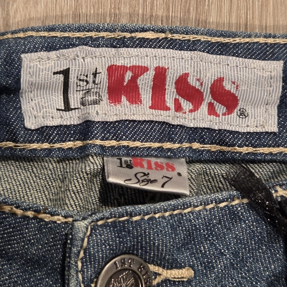 1st Kiss Size 7 Denim Crop Jeans - Picture 5 of 6